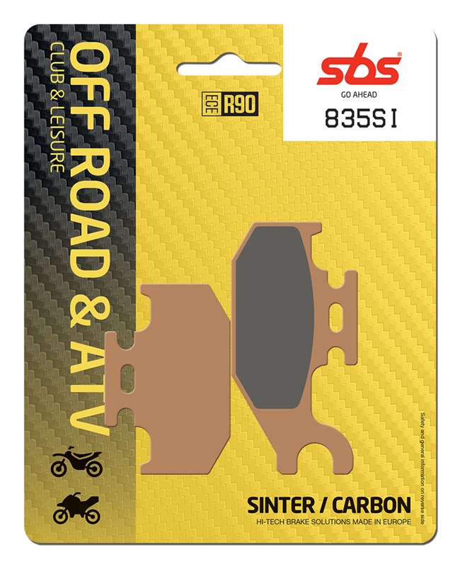 SBS brake pads KH413 OFF-ROAD sinteredcolour gold (835SI)